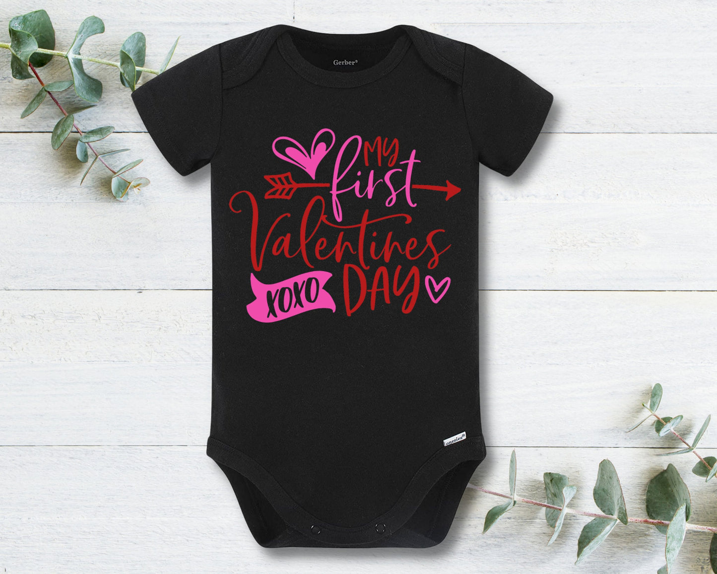 My First Valentines Day Onesie