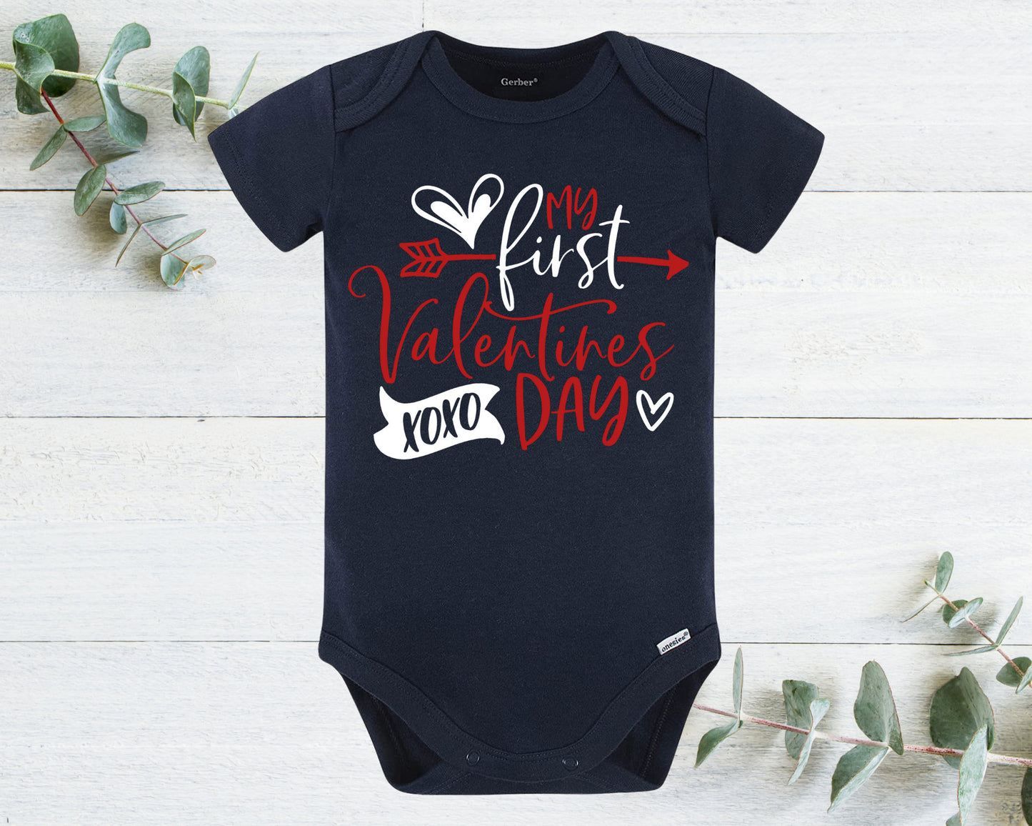 My First Valentines Day Onesie