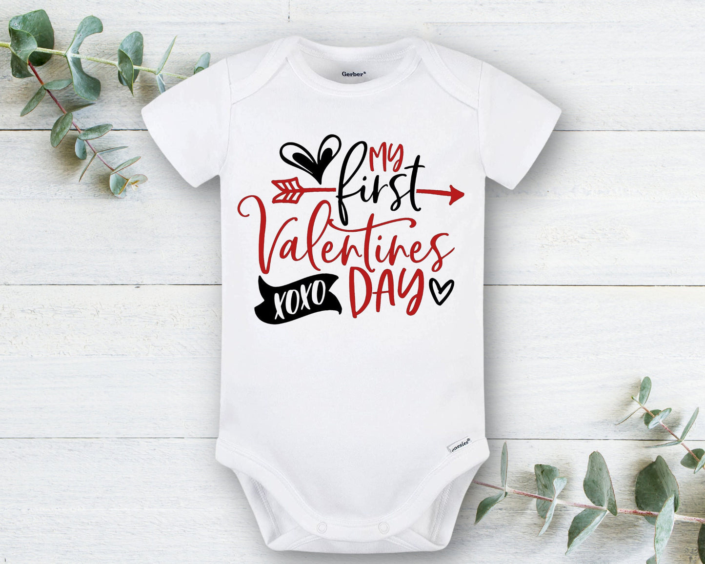 My First Valentines Day Onesie