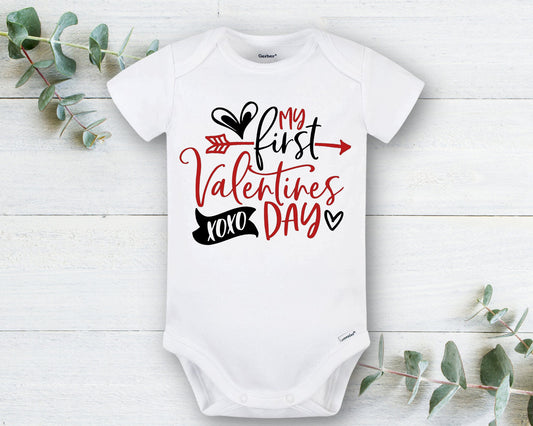 My First Valentines Day Onesie
