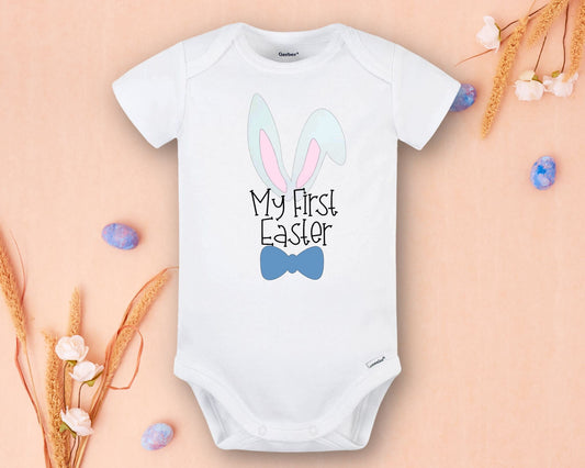 My First Easter Bow Tie Onesie