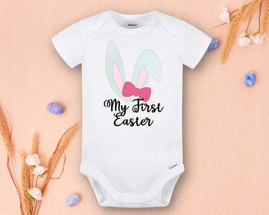 My First Easter Bow Onesie