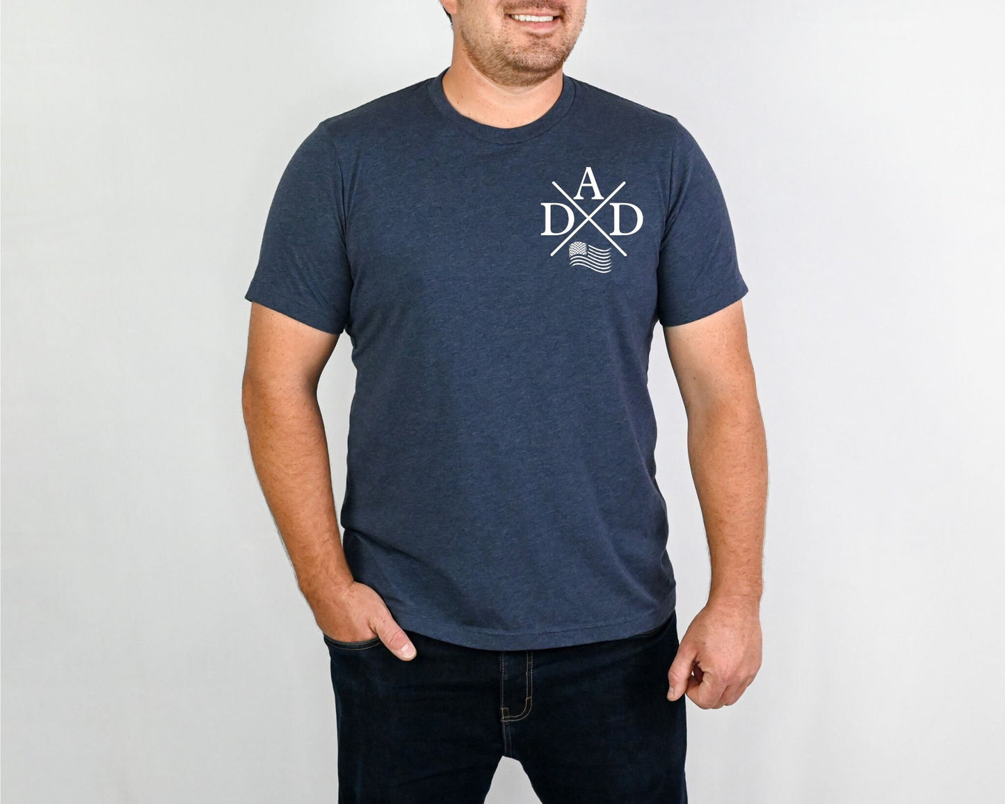 American Flag Dad Tshirt