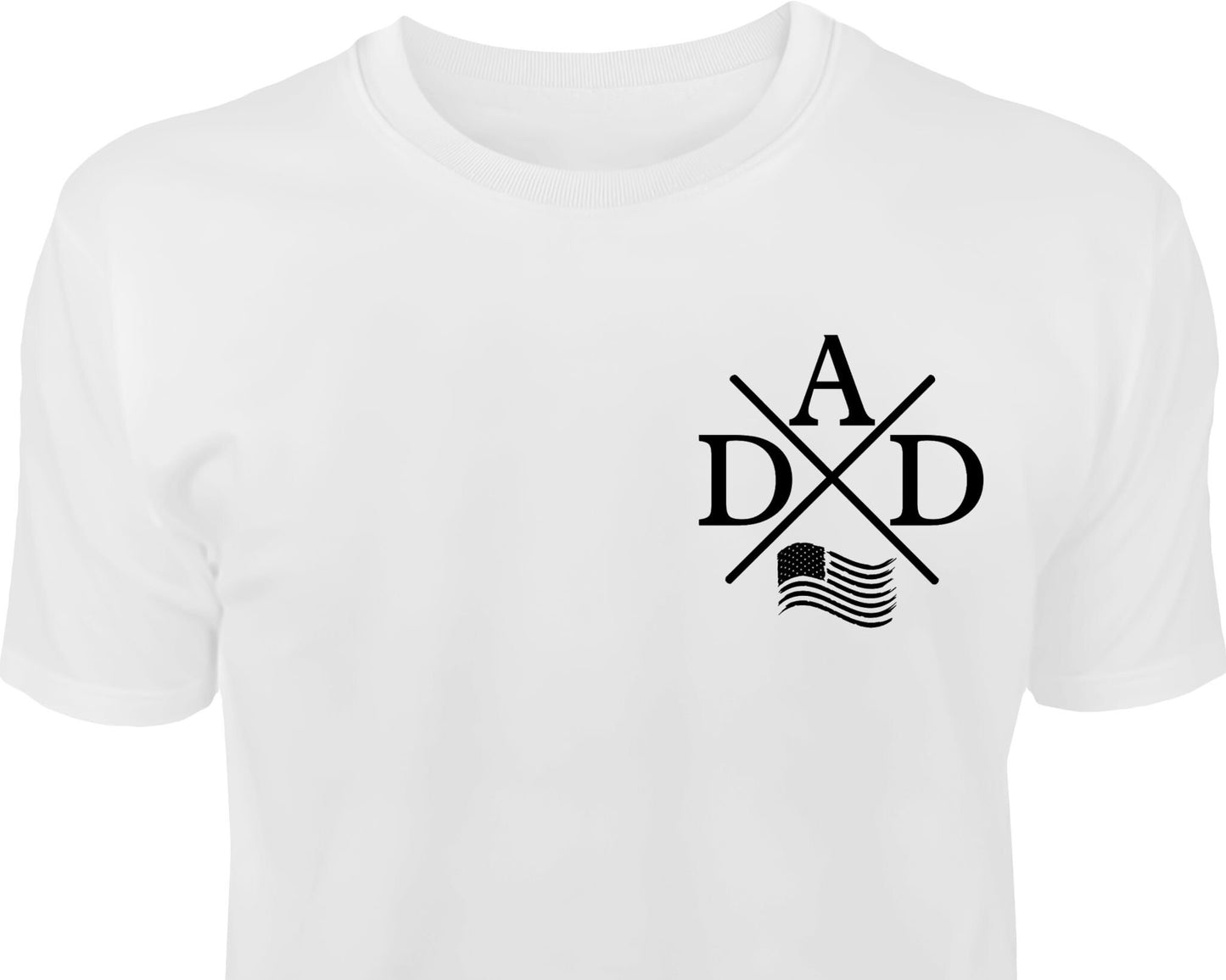 American Flag Dad Tshirt