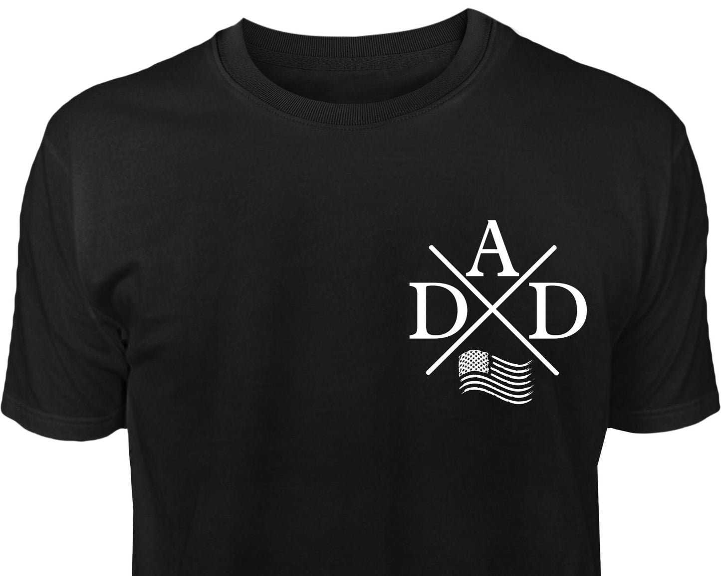 American Flag Dad Tshirt
