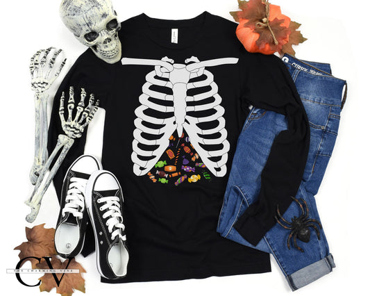 Candy Skeleton Kids Shirt